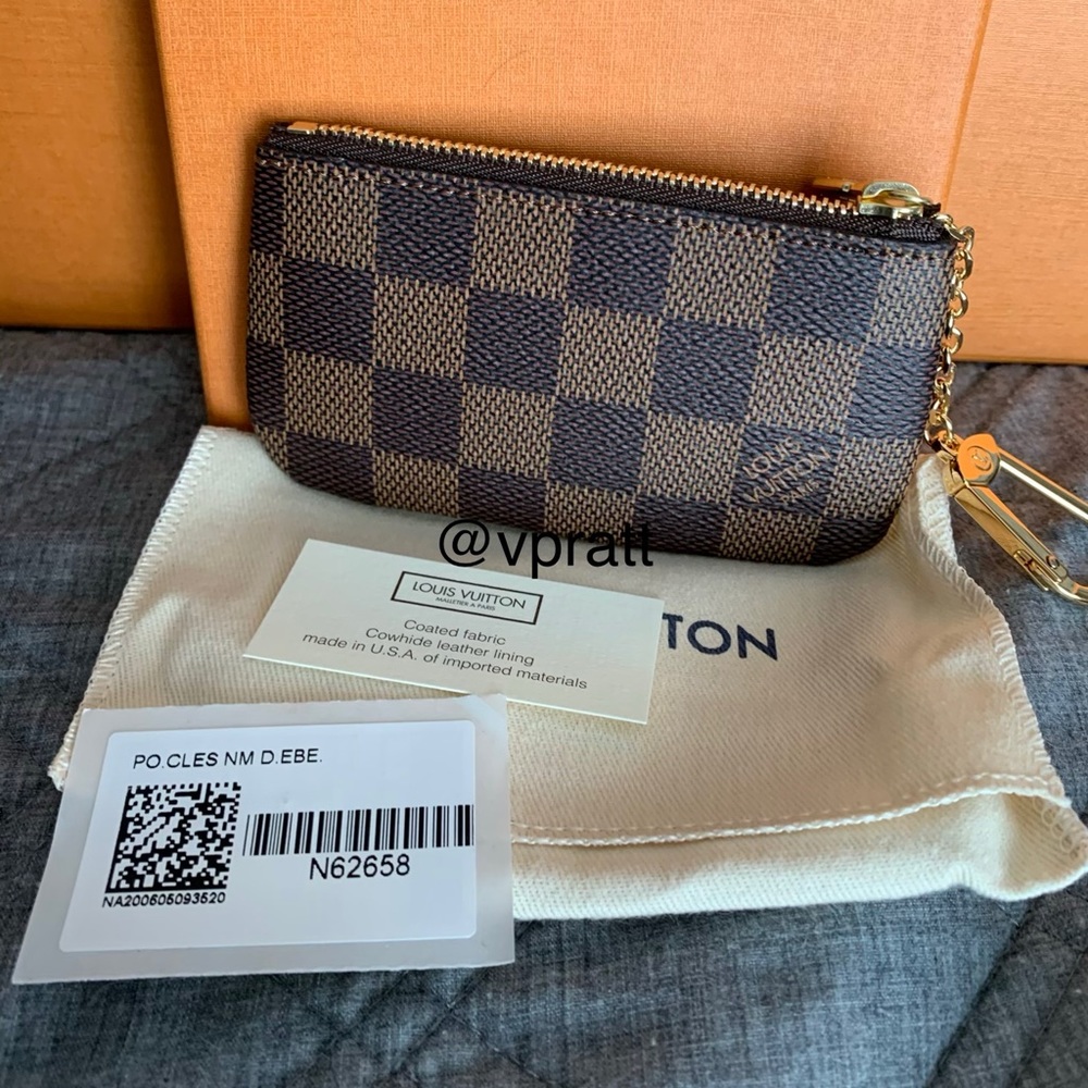 Louis Vuitton Damier Ebene Key pouch cles
